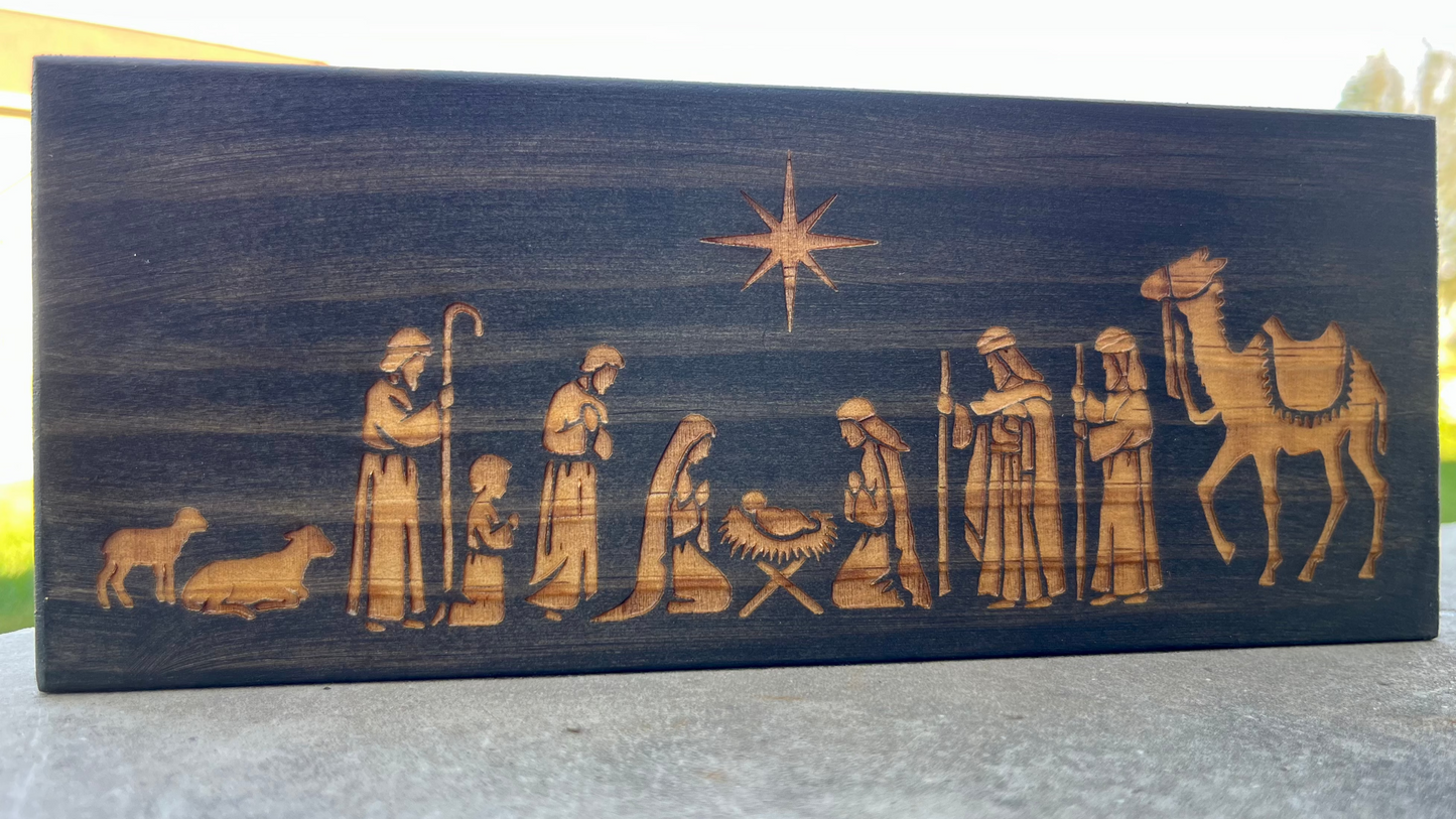 Timber Nativity