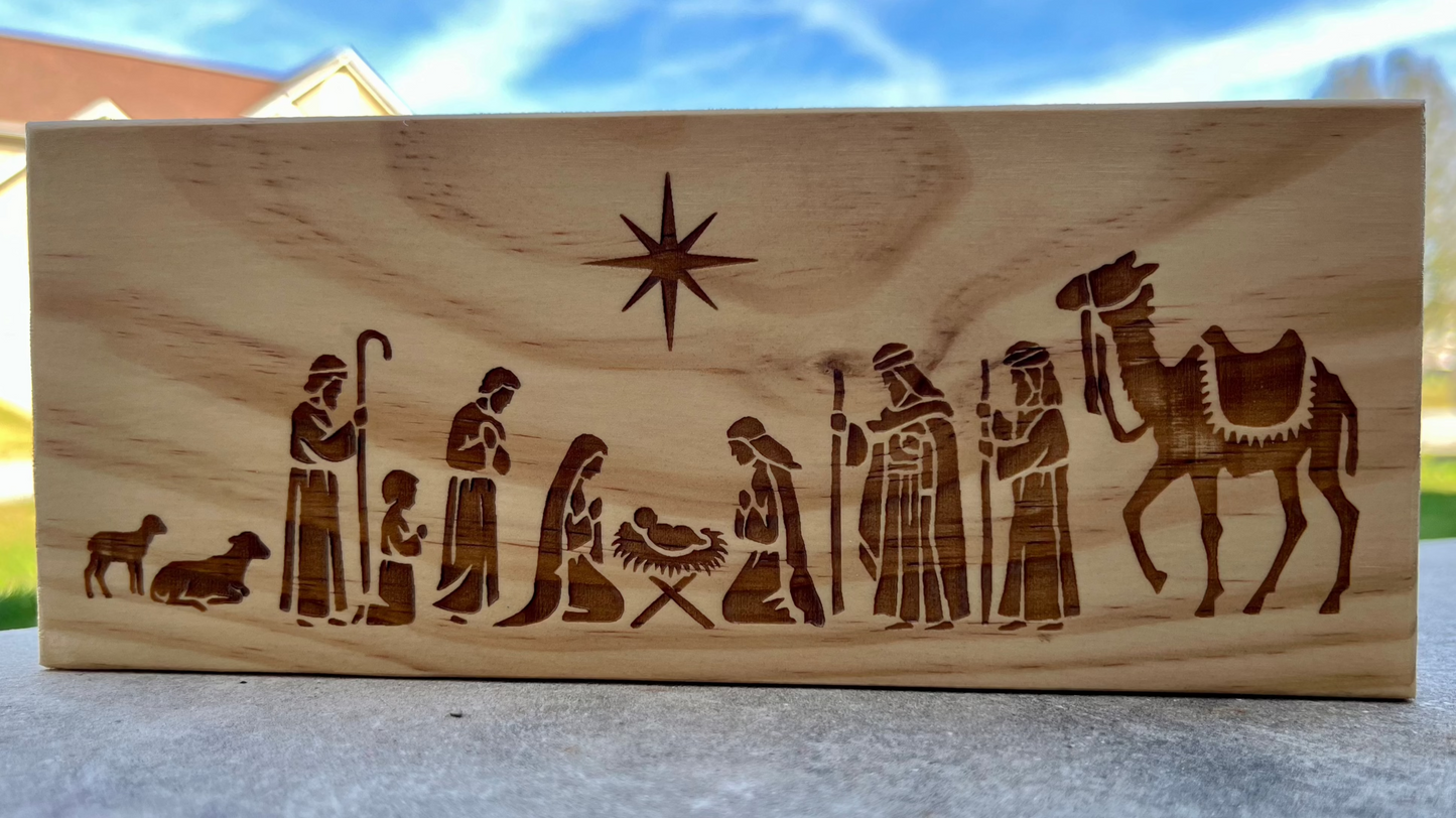 Timber Nativity